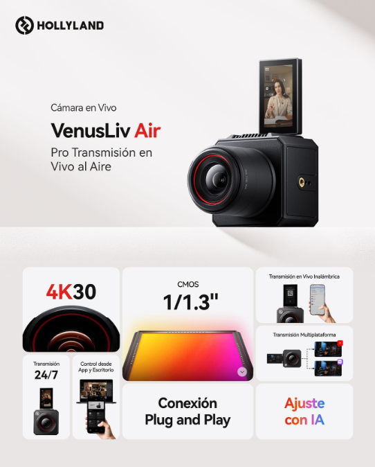 CAMARA VENUSLIV AIR HOLLYLAND - Imagen 3