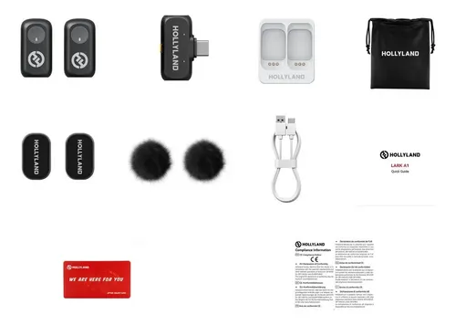 MICROFONO LARK A1 MINI DUO USB-C HOLLYLAND - Imagen 2